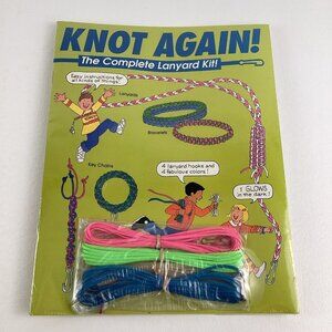 Knot Again The Complete Lanyard Kit Craft Set Bracelets Key Chains Vintage 1993